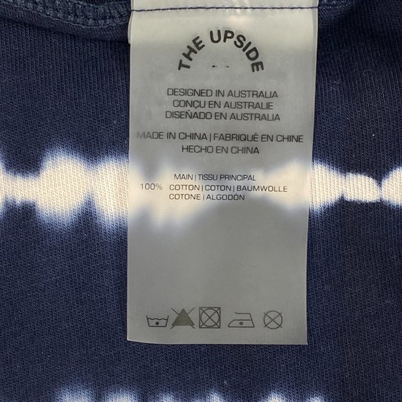 The Upside Leggings Women's Small Indigo Tie‎ Dye Cotton Lounge Pants - Picture 15 of 15